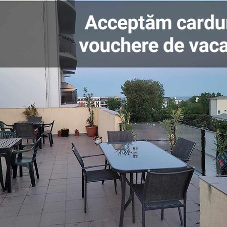Cazare Eforie Nord, Plaja Acapulco, Garsoniere Four Studios, Bucatarie Comuna, Baie Proprie, Etaj 4, Fara Lift Bagian luar foto
